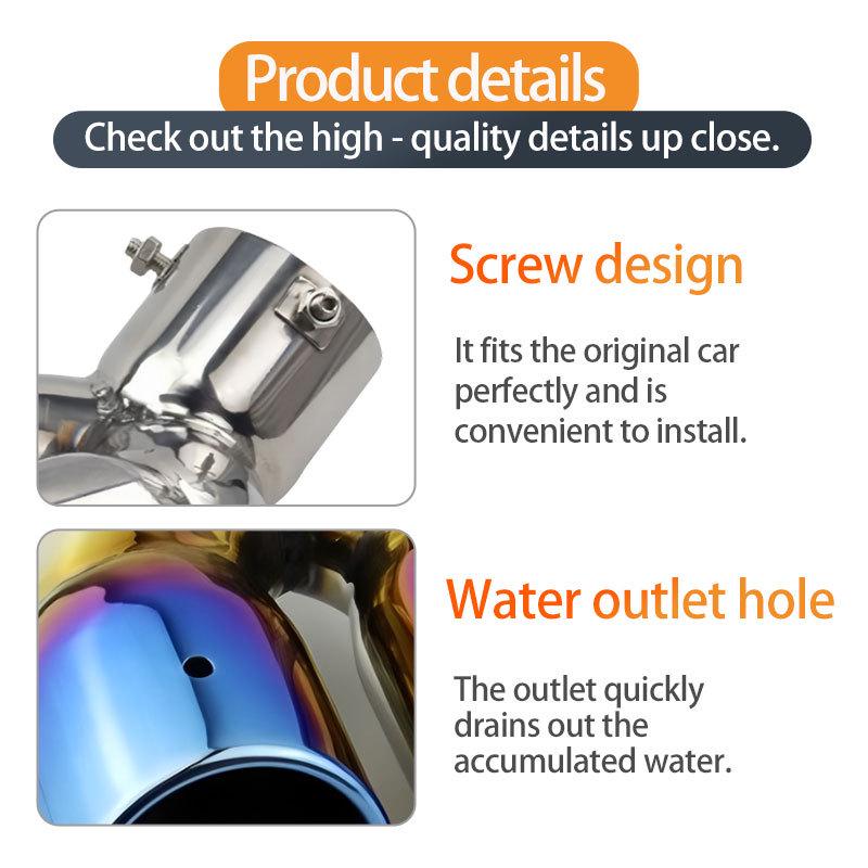 Mitsubishi Outlander Southeast DX3 Exhaust Tailpipe Nozzle Decoration