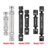 YEAHRUN Steel CVD Drive Shafts Chassis Center Driveshaft for 1/18 RC Crawler Car TRX4M K10 F150 High Trail Upgrade Parts