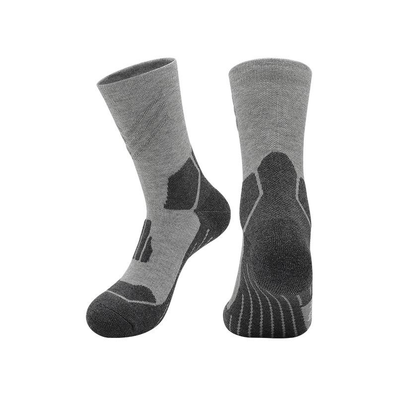 Meias de Caminhada e Esportes Antiderrapantes de Lã Merino para o Verão - Respiráveis e Quentes