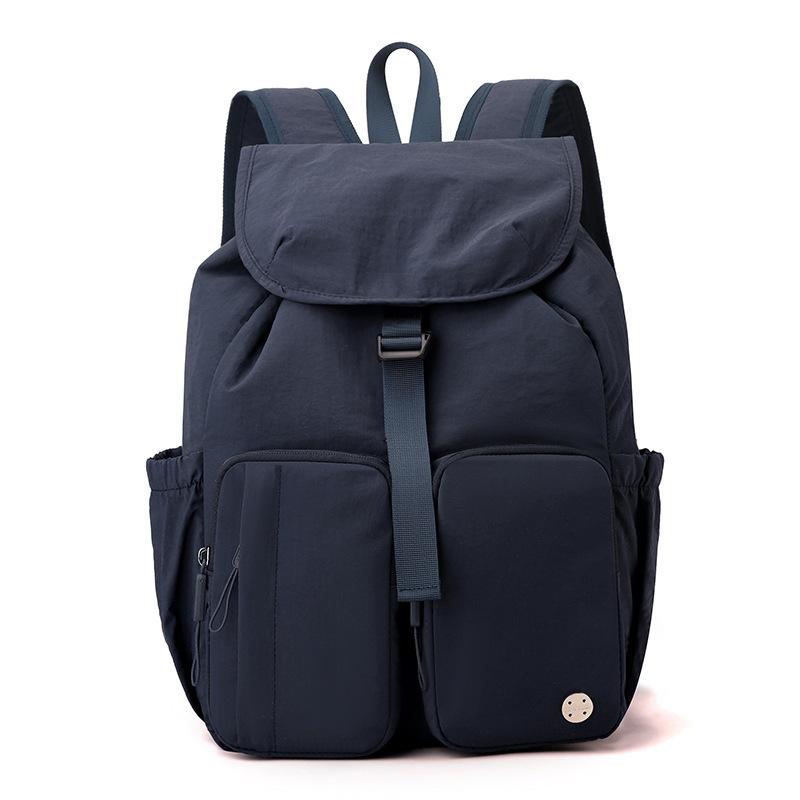 Waterproof Nylon Lightweight Large Capacity Multi-Pocket Backpack Women's Outdoor Travel Backpack