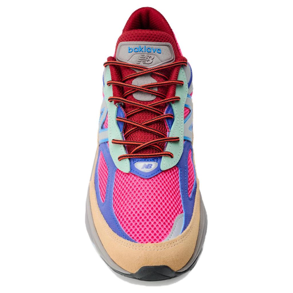 Action Bronson X New Balance 990v6 Made In USA Amazõnia Men Sneakers Multi-Color Hi-pink Royal-Blue U990AT6