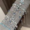 Elegante Geometrische Zirkonia Armband voor Damesmode - Veelzijdig, Trendy Bangle Sieraden