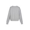 Jordan Logo Print Sport Long Sleeve Crew Neck Sweatshirt Women Tops Gray DQ0864-063