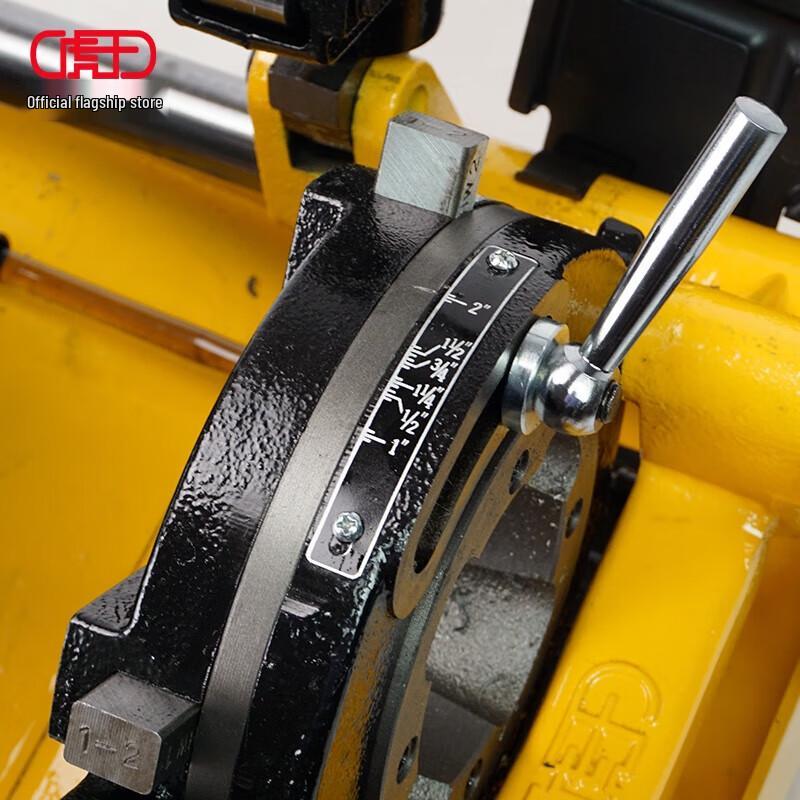 Huwang 3-inch Electric Pipe Threading Machine CN plug (adapter included)