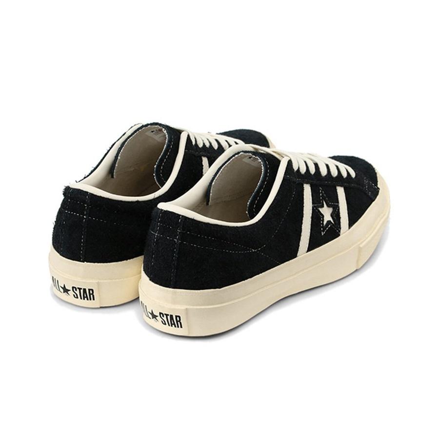Converse Star & Bars Suede Casual Durable Low-Top Skate Shoes Unisex Sneakers Black 1CL659