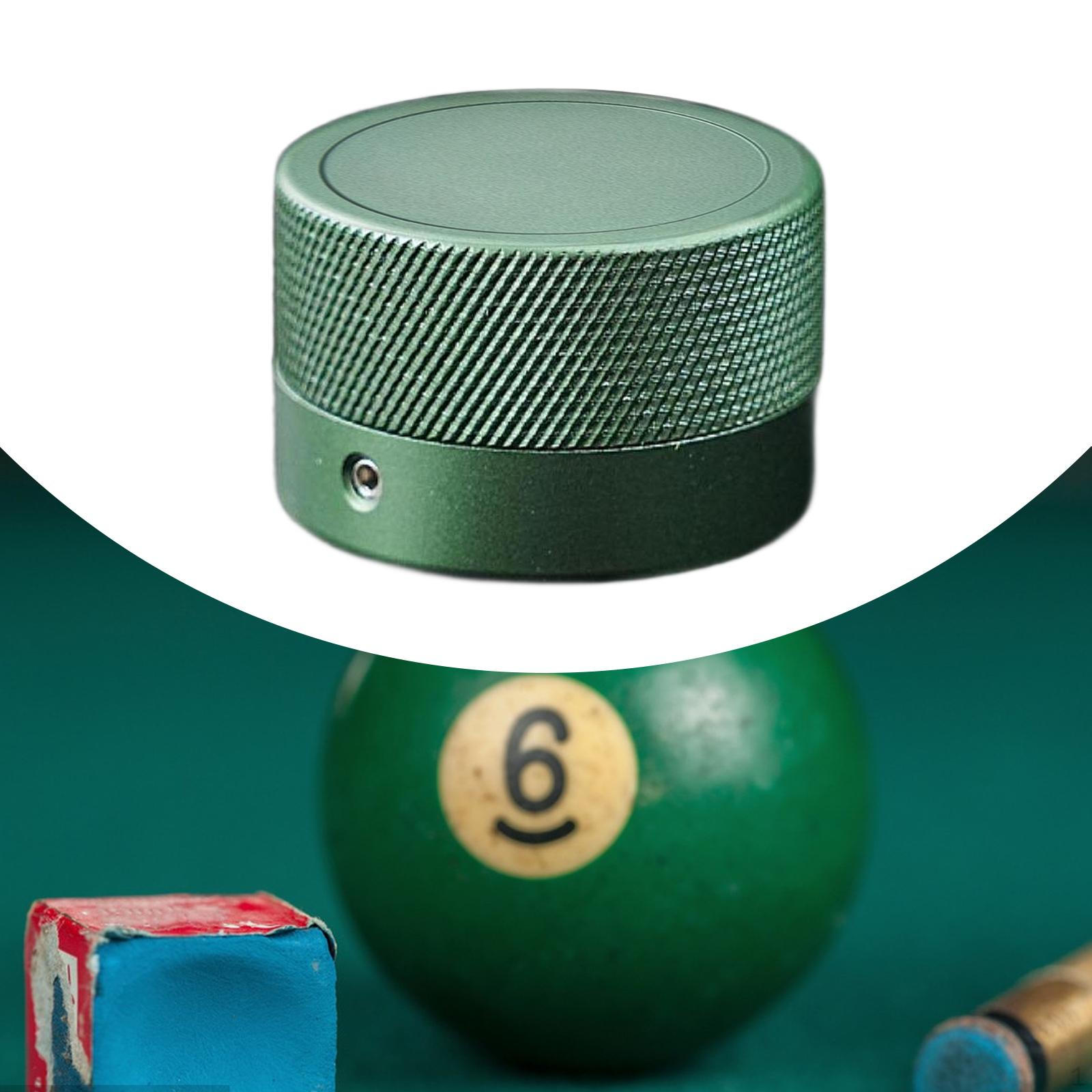 

Держатель для мела для бильярда из алюминиевого сплава, Круглая крышка на винте для кия для пула