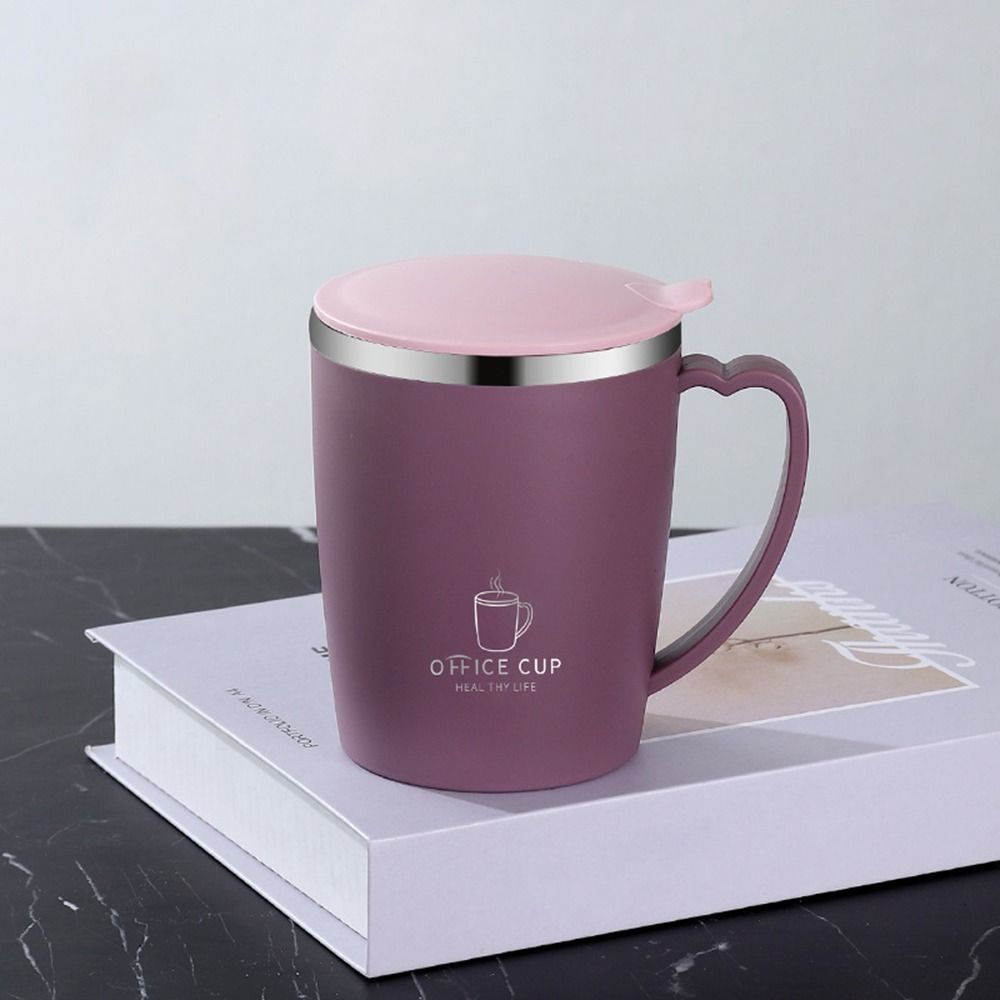 Double Wall Coffee Mug Stainless Steel Water Bottle Portable Traveling Cup