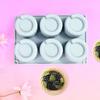 Silicone Mousse Cake Mold Hemp Rope Flower Basket Easy Release Scented Candle Molds High-temperature Resistant