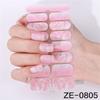French Tip Gels Nail Strips Glittering Gels Nail Sticker Lovely Nail Polish Strips Gels Nail Wrap Nail Art Sticker