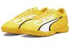 PUMA Ultra Play TT Turf Artificial Turf Soccer Shoes Men's Yellow White Black 107528-04
