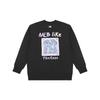 MLB New York Yankees Sweatshirts Unisex Black Crew Neck Moderate Regular 3AMTL0414-50BKS