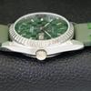 JAPAN VINTAGE SEIKO 5 AUTOMATIC REFURBISHED MENS GREEN DIAL WATCH a440384-4 Sk-a440384