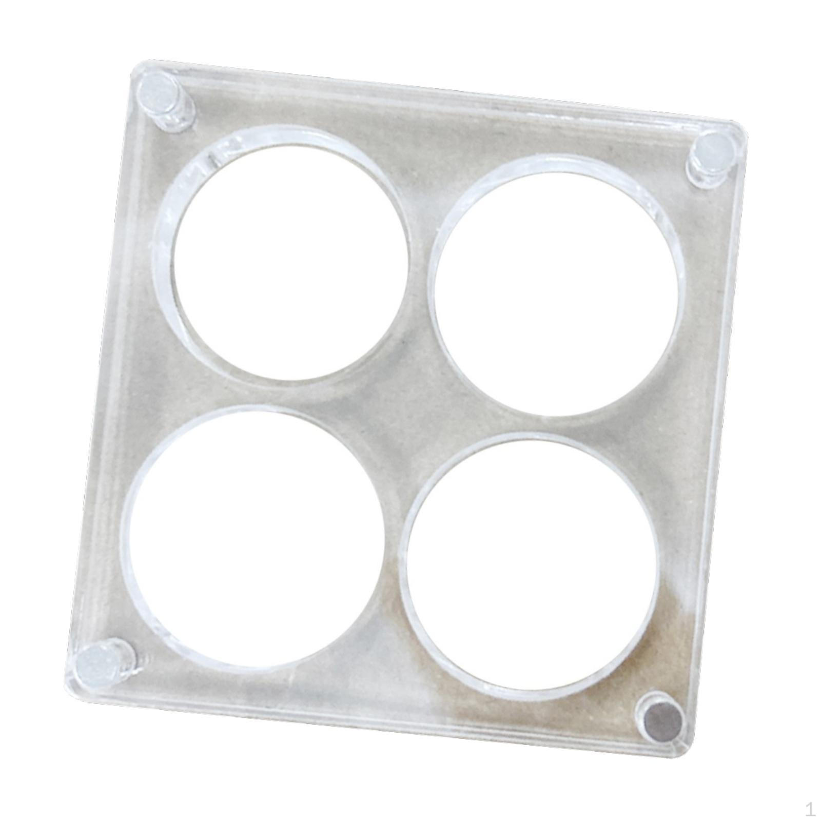 

Box Rock Display Case Multipurpose Shell Storage Acrylic Collection for Trinket Nail Art 4 grds