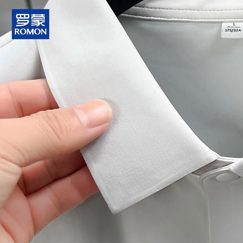 ROMON Men's Cooling Ice Silk Polo Shirt