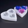 Heart Silicone Ornaments Resin Casting Jewelry
