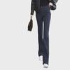 2024 Autumn/Winter Velvet High Waist Slim Flared Pants