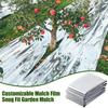 Greenhouse Reflective Film Silver Reflective Mylar Film Garden Covering Foil Sheets Increase Plants Growth for Grow Room First Aid Emergency Survival