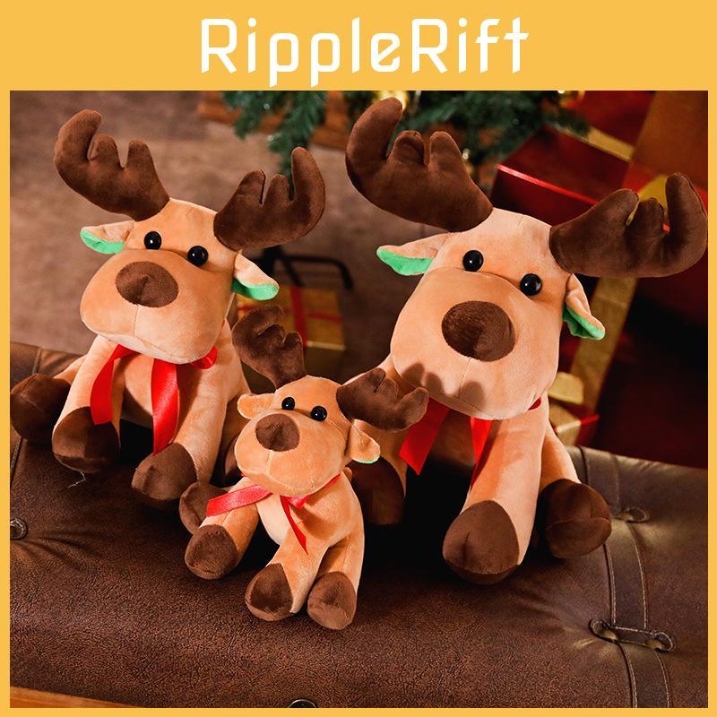 Adorable Christmas Reindeer Plush Toy Cuddly Stuffed Animal For Festive Holiday Cheer