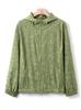 2026 Women's Casual Outdoor Sun Protection Hooded Jacket - Solid Color, Lightweight, Zipper Closure