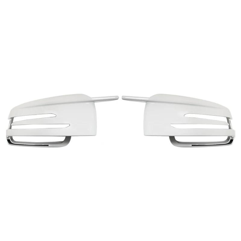 For Mercedes W204 E W212 W176 W246 CLS C218 GLA X156 Rearview Mirror Cover Side Mirror Cap ABS Carbon Fiber