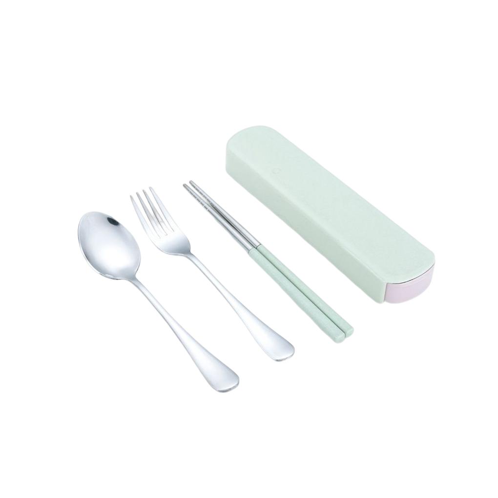 Tableware Chopsticks Spoon Fork Utensils Reusable Smooth Eating Supplies Restaurant Camp School Dishwasher Steriliser