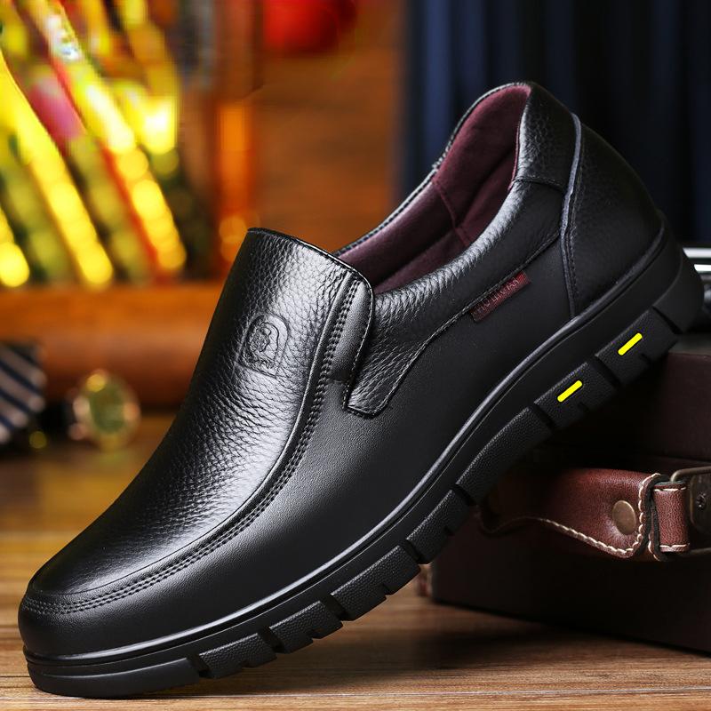 Handmade Men's Shoes New Leather Casual Shoes for Men Flat Platform Walk Shoes Outdoor Footwear Loafers Breathable Sneakers Male