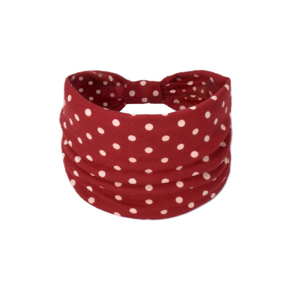 Women's Paisley Sport Yoga Headband - Sweat-Absorbing, Elastic Cotton, Bohemian Style