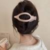 Suede Finish Hair Clip Large Swallow Clip Design Strong Hold for Wet Dry Hair Updo Shower Use Minimalist Hairpin