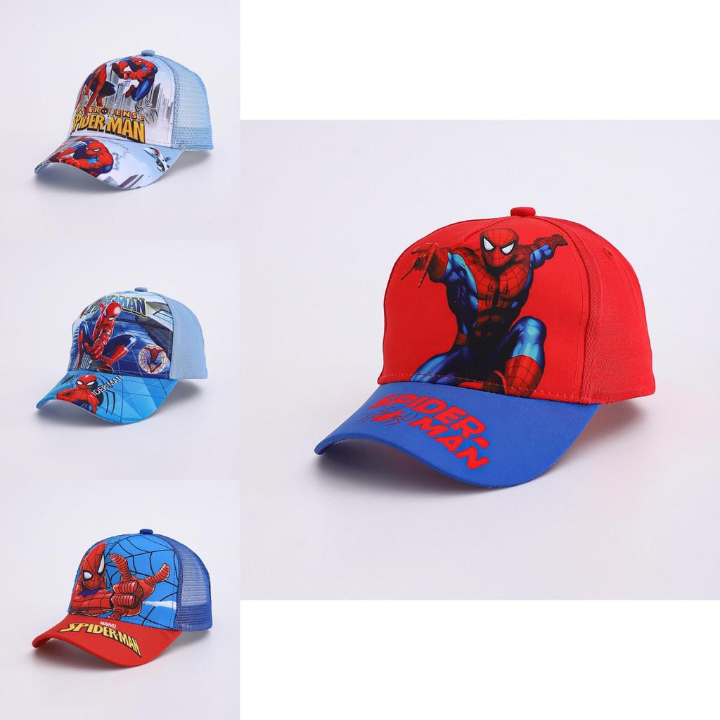 Childrens Cartoon Spider Man Baseball Cap With Breathable Polyester For Summer Outdoor Play
