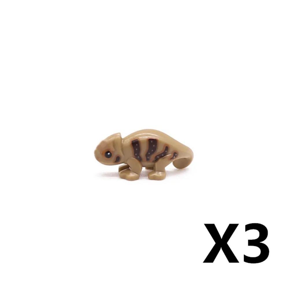 MOC ZOO Farma Zvířat Stavební Kostky Sova Ještěrka Chobotnice Veverka Prase Pes Kuře Kočka Holub Myš Vlk Králík Mini DIY Kostka K060