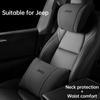 Headrests Waist Cushion Neck Pillow for Jeep Free Light Hero Compass for Wrangler Grand Cherokee Car Travel Comfort Accessories AMZ1 