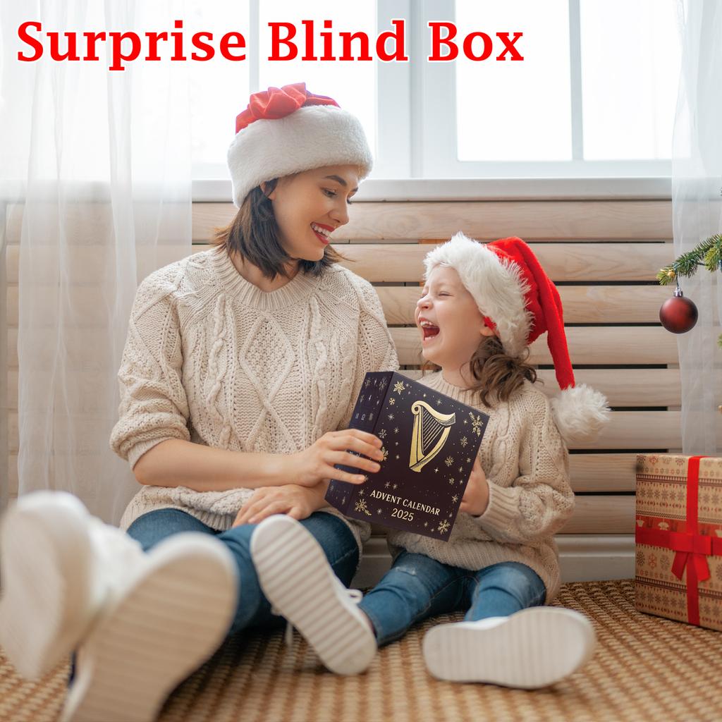 2D Plane+airplane Box +24PC+ Fitness Decoration Advent Christmas Countdown Box Calendar