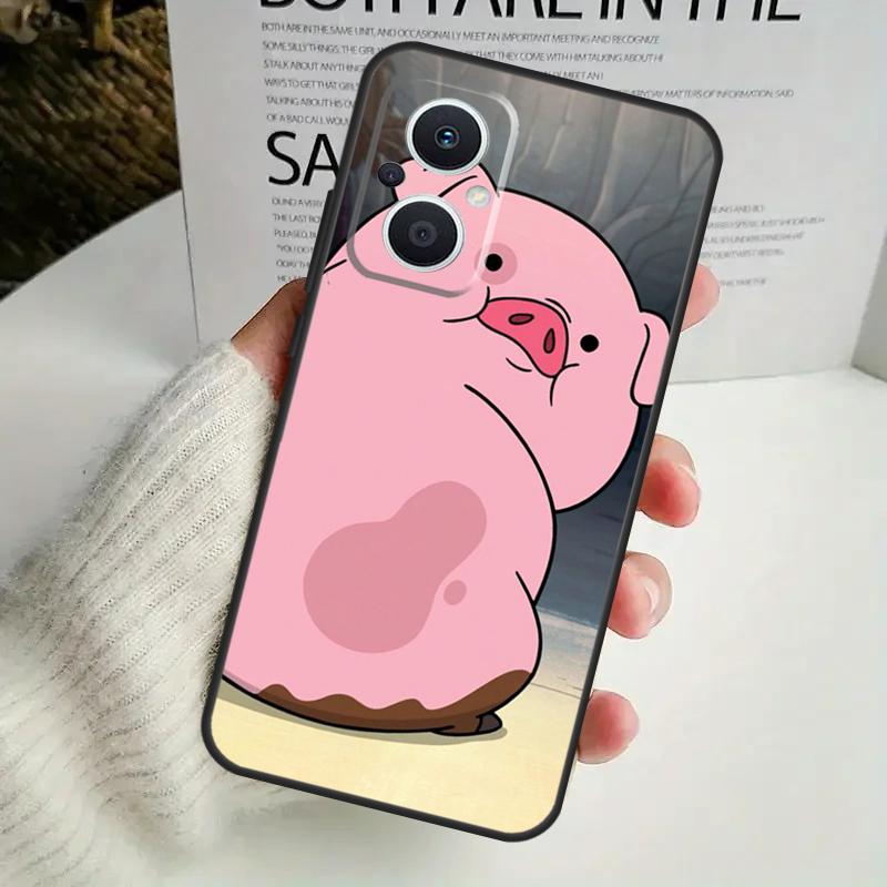 Cartoon Pig Phone Case For OPPO Reno 14F 12F 12 11 13 F 10 Pro 8T 7 8 Lite OPPO Find X9 X8 X6 X5 Pro Cover
