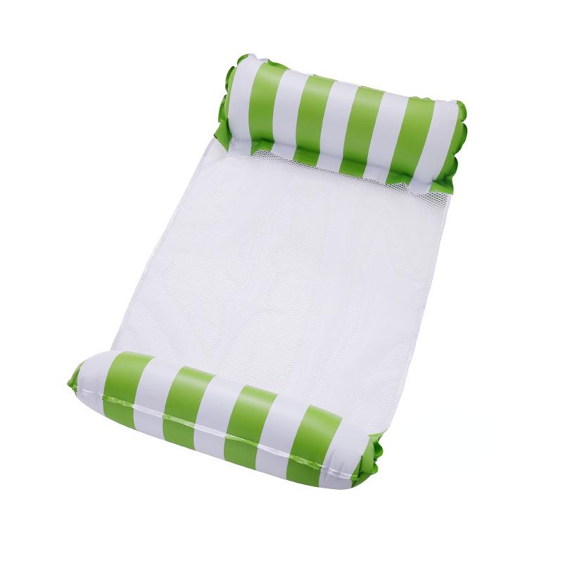 Air Mattress Pool Accessories Fun,Water Hammock,4 In 1 Inflatable Water Hammock Adults and Kids, Water Hammock Air Mattress Pool Swimming Pool Beach