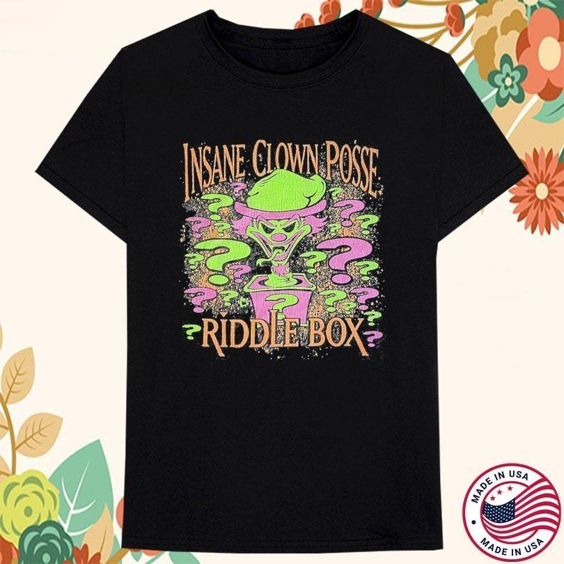Insane Clown Posse Riddle Me Box Heavy Cotton Black S-5XL Shirt CM369 XXL