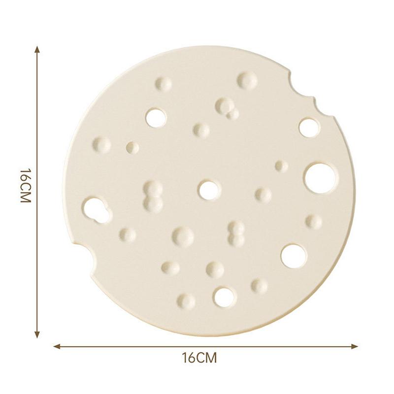 

Cheese Shape Coaster Creative Cup Pad Silicone Insulation Mat Mug Holder Kitchen Dining Bar Table Decorations Kids Gift A2