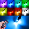 Spring Position Lamp Multicolor Strobe Lamp RGB T10 LED Bulb Car Illumination Dashboard Lights