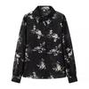 Kaslead New Arrival Women's Fashion Style Fashion All-Match Casual Minimalist Jacquard Long Sleeves Shirt