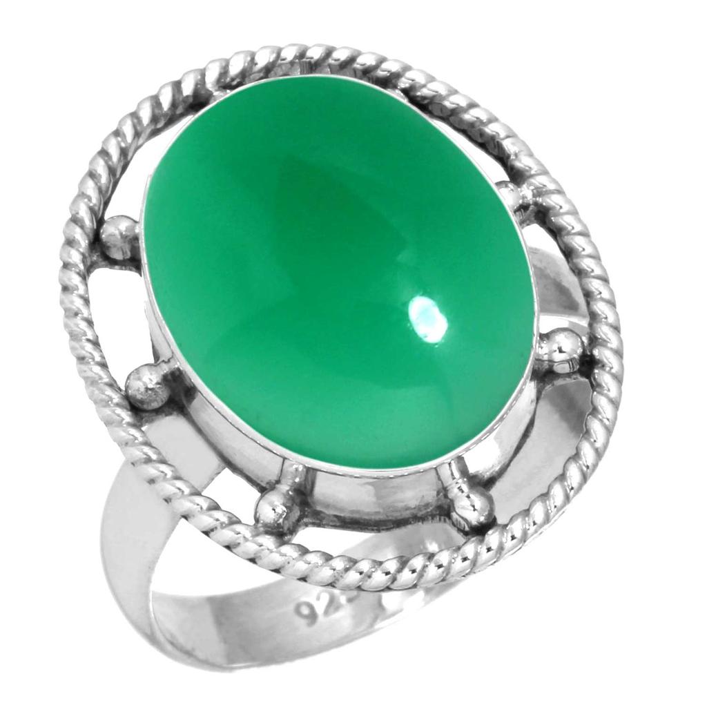 925 Sterling Silver Ring Women Gemstone Handmade Jewelry Engagement Gift Amber Amethyst Black Onyx Carnelian Garnet Quartz Green Onyx Gold Stone