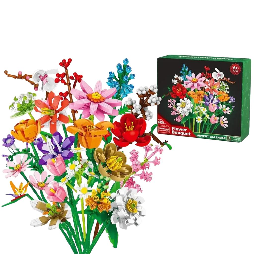 Květinový adventní kalendář – Vaše cesta k Vánocům, Vánoční krabice pro stavbu kytice