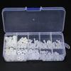 150pcs White/black Nylon Hex Screw M2 M2.5 M3 M4 M5 Bolt Nut Standoff Spacer Kit with Plastic Box Corrosion Resistant