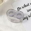 With Tweezers Beauty Lens Box Transparent Contact Lens Case Portable Contact Lens Box