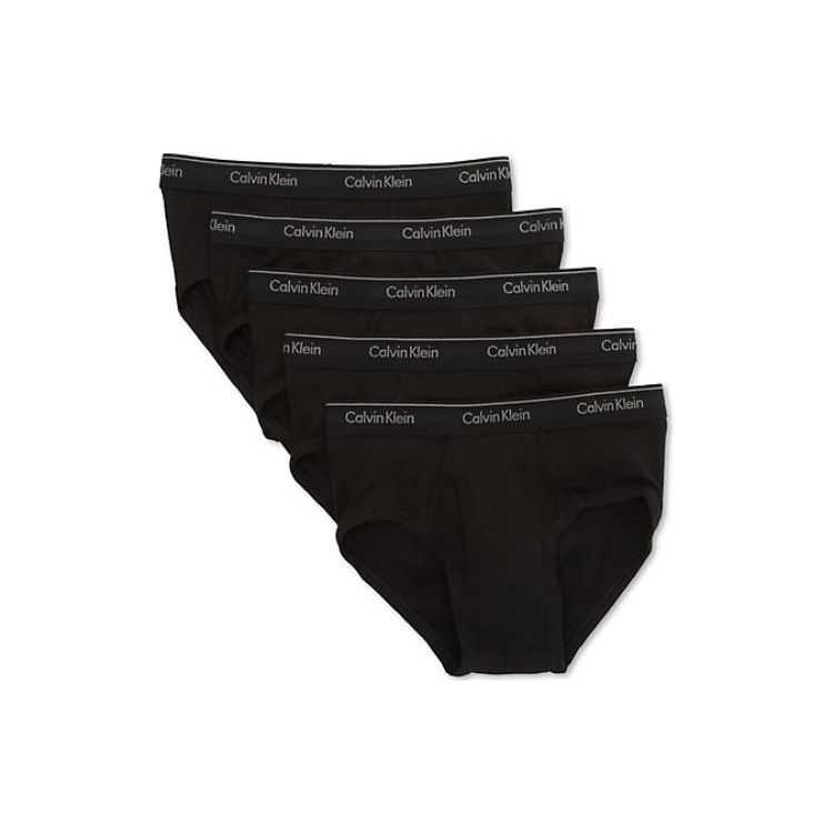 

Calvin Klein Боксеры с принтом логотипа на поясе, набор из 5 штук, мужское нижнее белье, черный NB1425-001 M