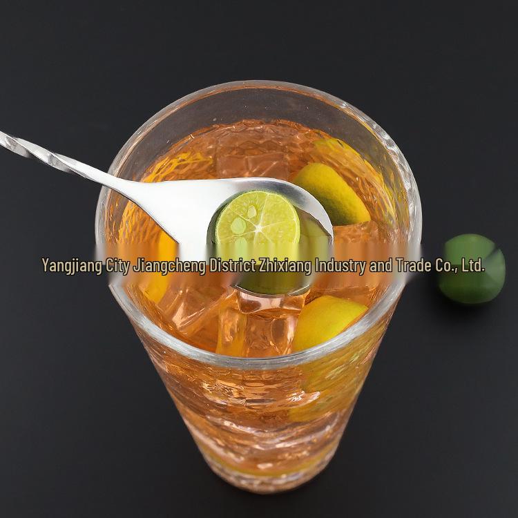 30cm Nerezová barová lžíce pro míchání koktejlů, kávy a čaje