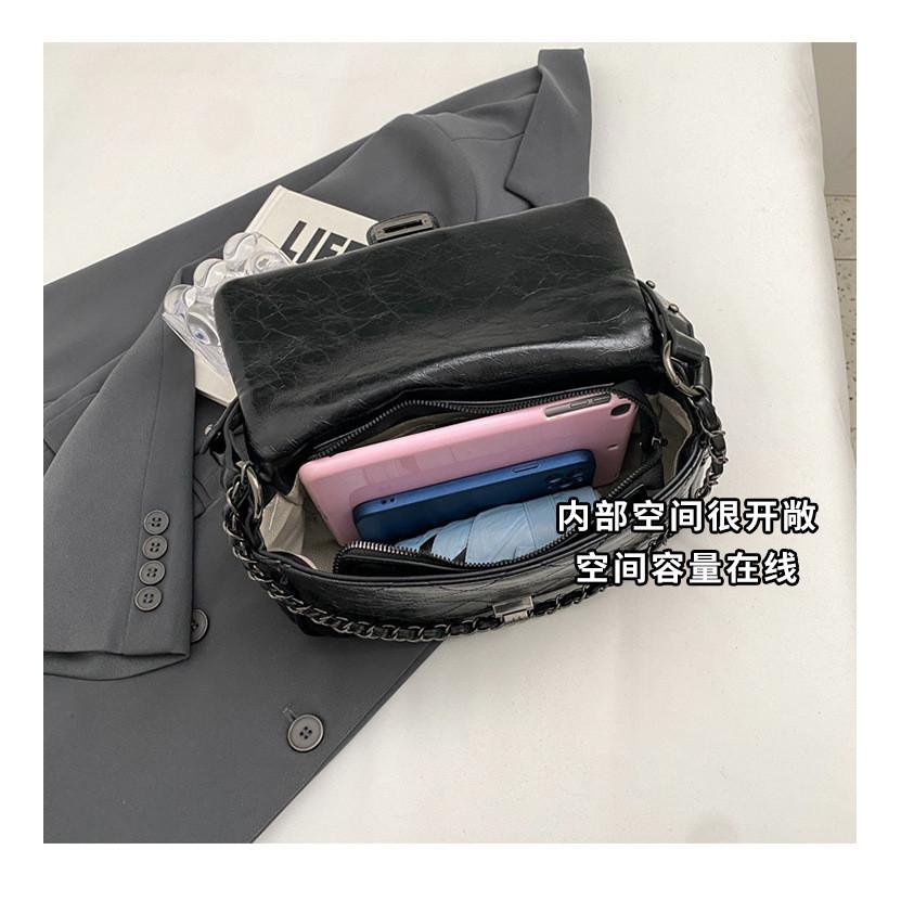 IELGY Fashion Trend All-Match Diamond Chain Bag Exquisite One-Shoulder Messenger Underarm Bag