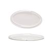 Qianxing White Melamine Oval Serving Plate Set