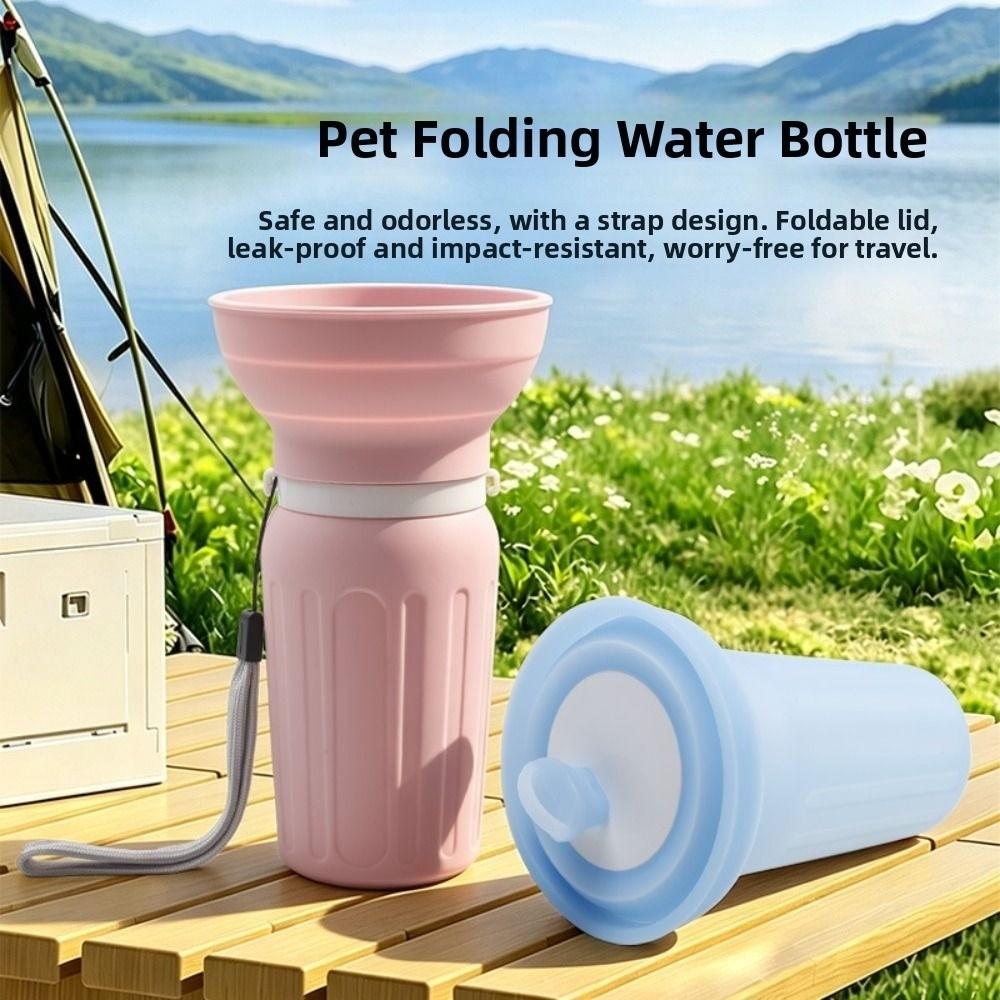 Silicone Outdoor Pet Water Cup Portable Portable Water Feeders Travel Dog Water Bottle Travel