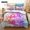 Peace Symbol Duvet Cover Gorgeous  Camper Van Peace Sign Bedding Set Microfiber Mandala Comforter Cover King Size Bedroom Decor