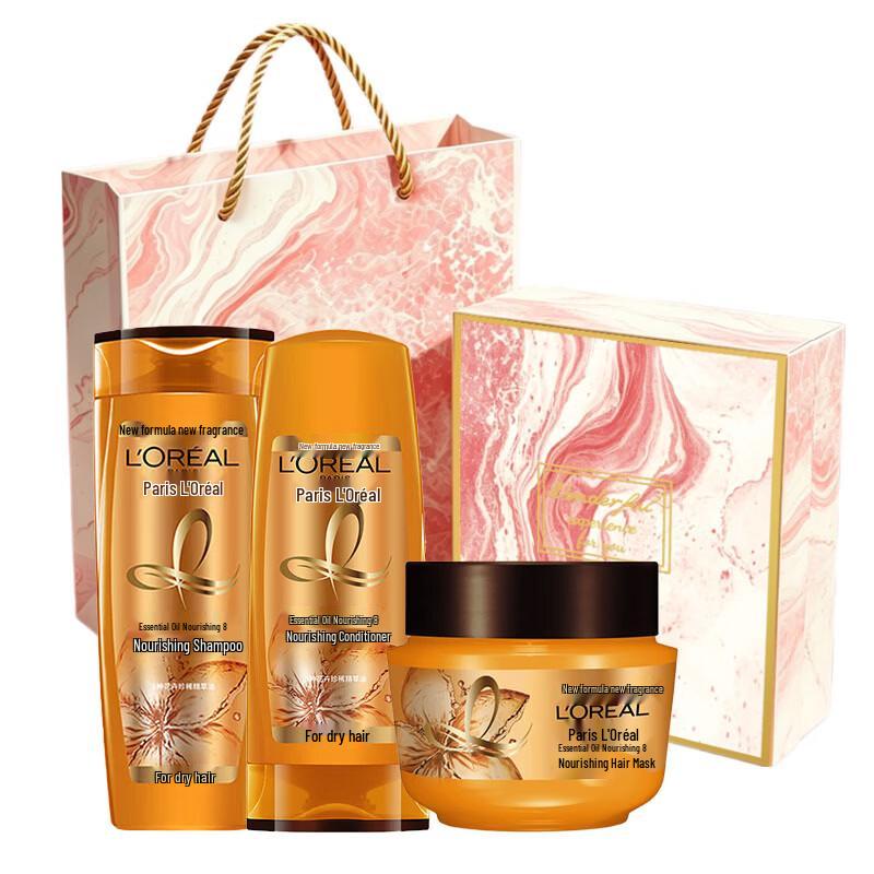 L Oréal Essential Oil Nourishing Hair Care Gift Set