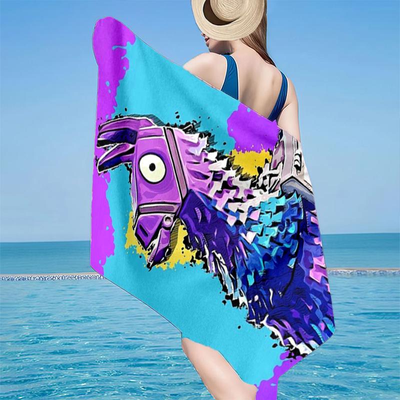 Game Marshmello Dance Beach Towel, Super Soft Microfiber, Gift for Her/Him, Birthday, for Pool, Beach, Travel, Home Decor Fan gifts